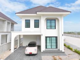 บ้านเดี่ยว 2ชั้น พิกัด คลองตำหรุ หลัง ม.ศรีปทุม 