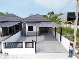 บ้านเดี่ยวชั้นเดียว หน้าม.รินลดา ไฟแดงมาบโป่ง w3