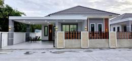 ขายบ้าน บ้านเดี่ยวชั้นเดียวสไตล์รีสอร์ท บ้านสวนในเมืองชลบุรี