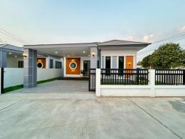 บ้านเดี่ยวชั้นเดียว หลังสุดท้ายของโครงการ